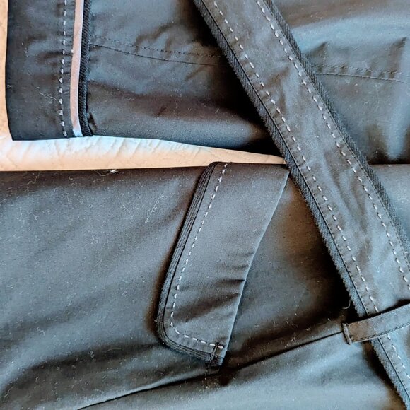 PROMOD Short black Trench Coat - Picture 4 of 10